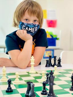 A little girl looking at the camera